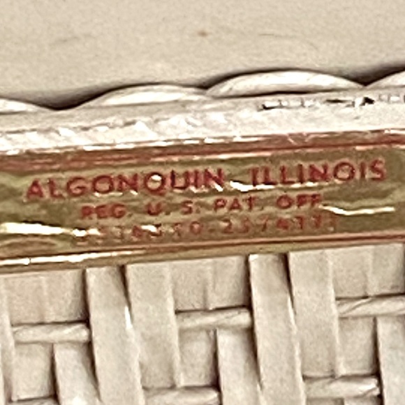 PRINCESS VINTAGE WICKER SEWING 🧵 BOX 🗃️ BASKET 🧺 from the 50’s Floral Decal - Picture 11 of 15